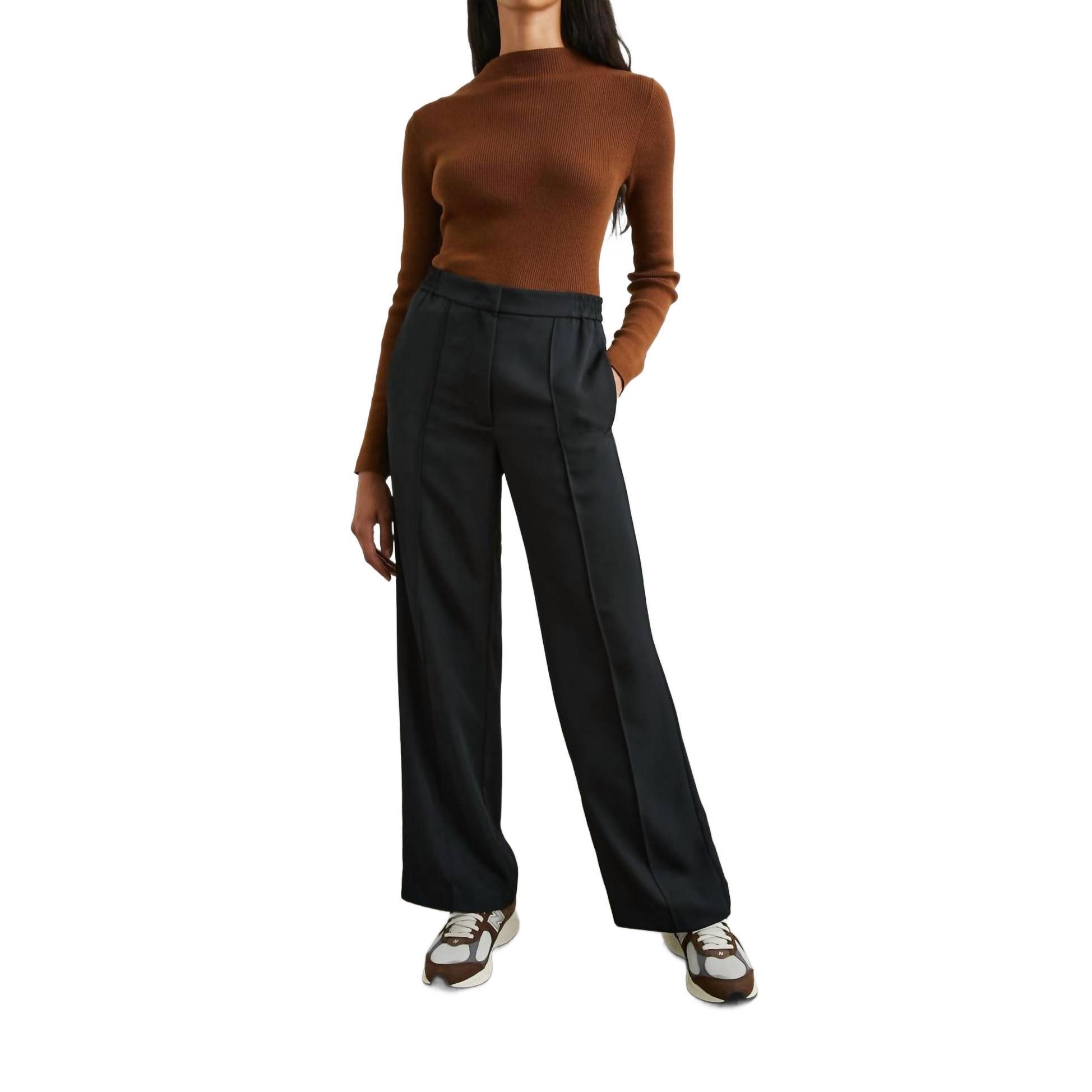 New Rails Alta Pant In Shiny Black